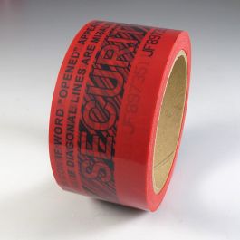 Full Adhesive Transfer Security Tape, Red, 2 in x 180 ft, PFT2R-132B ...